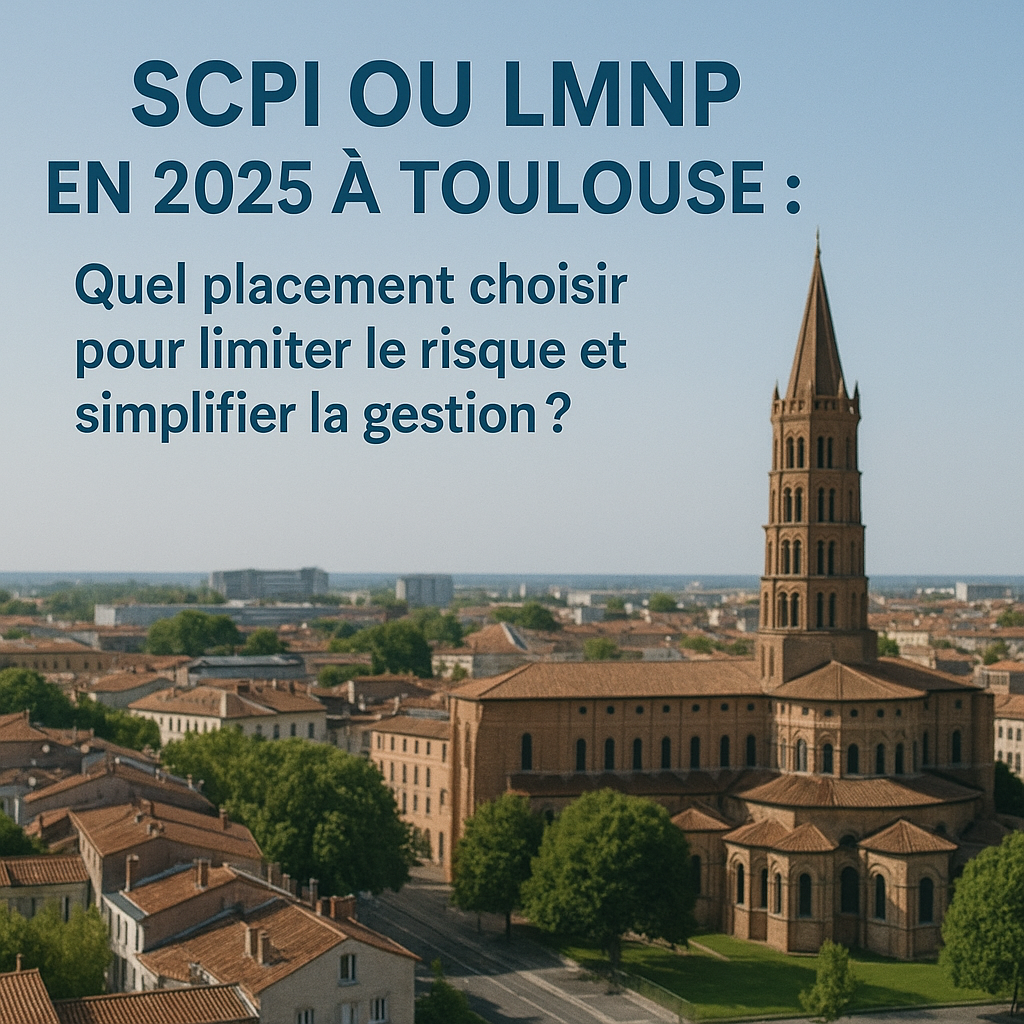 SCPI ou LMNP en 2026 à Toulouse : quel placement choisir pour limiter le risque et simplifier la gestion ?